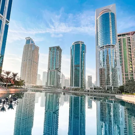 Cosmos Living Modern Studio Near Dubai Marina Exterior photo
